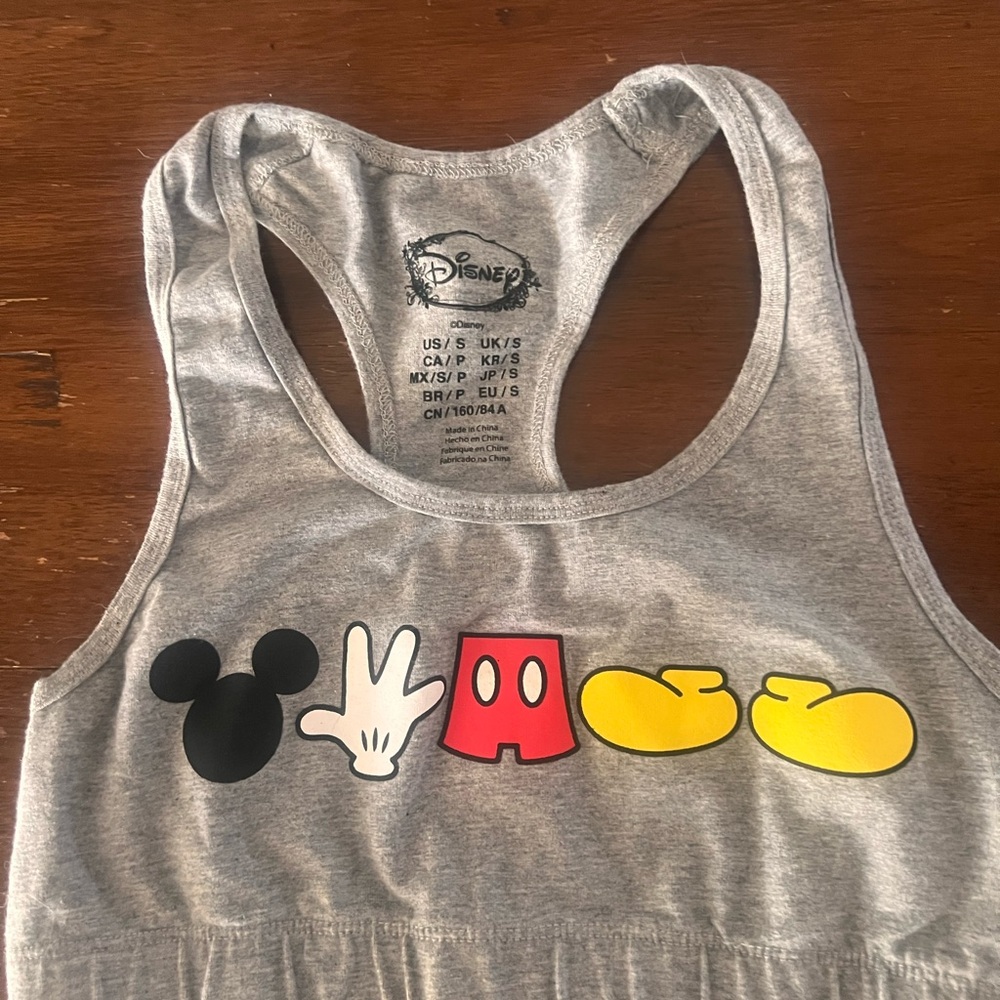 Disney Heather Gray Tank Top